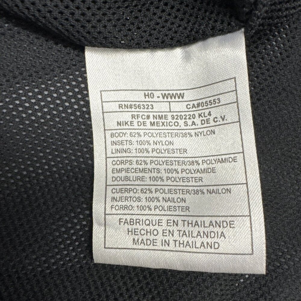 Vintage Y2K Nike Jacket Size Women’s Medium Cinch Waist Pockets Gray Black - Picture 12 of 12